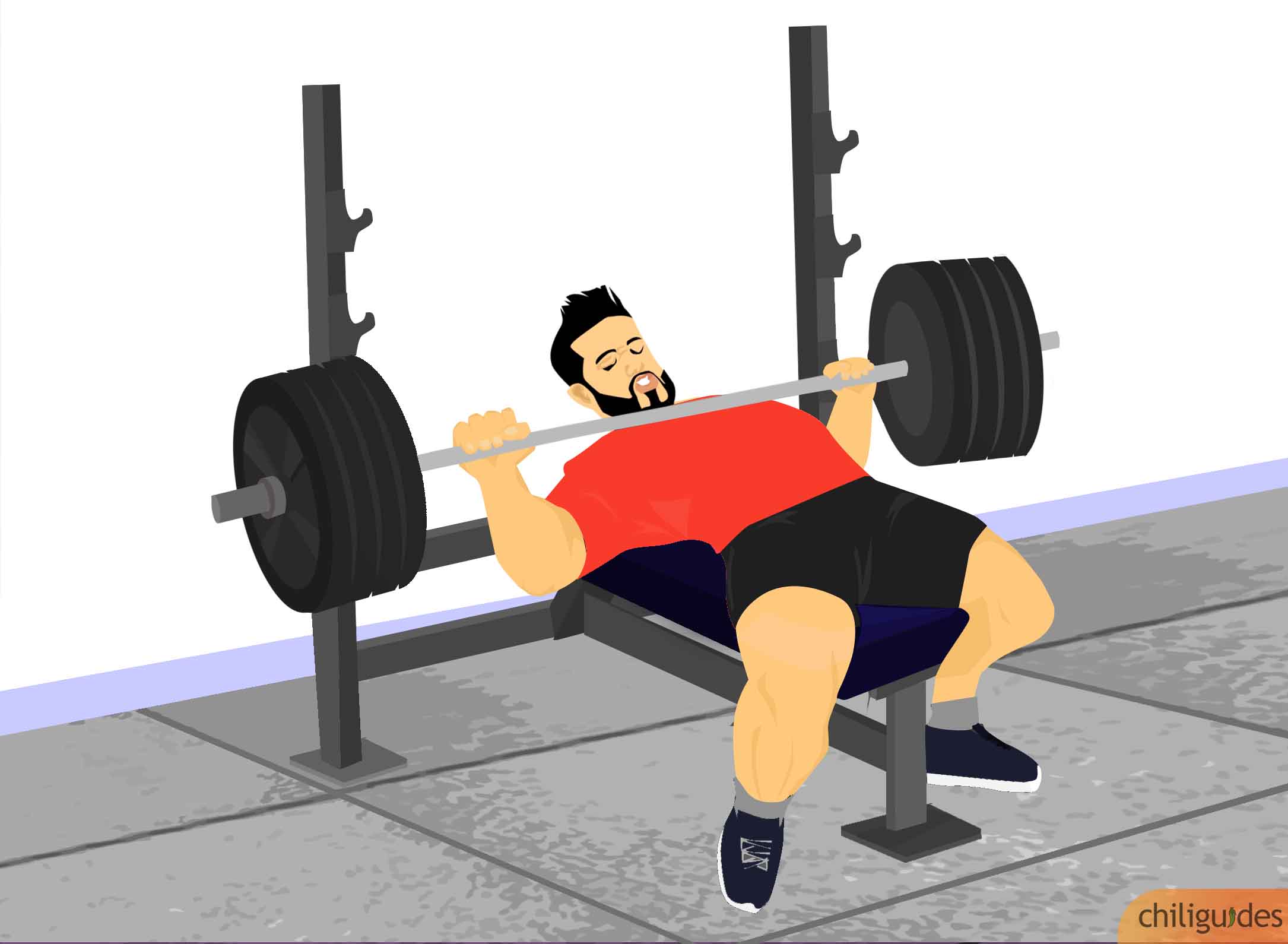 Bench press bench online and rack