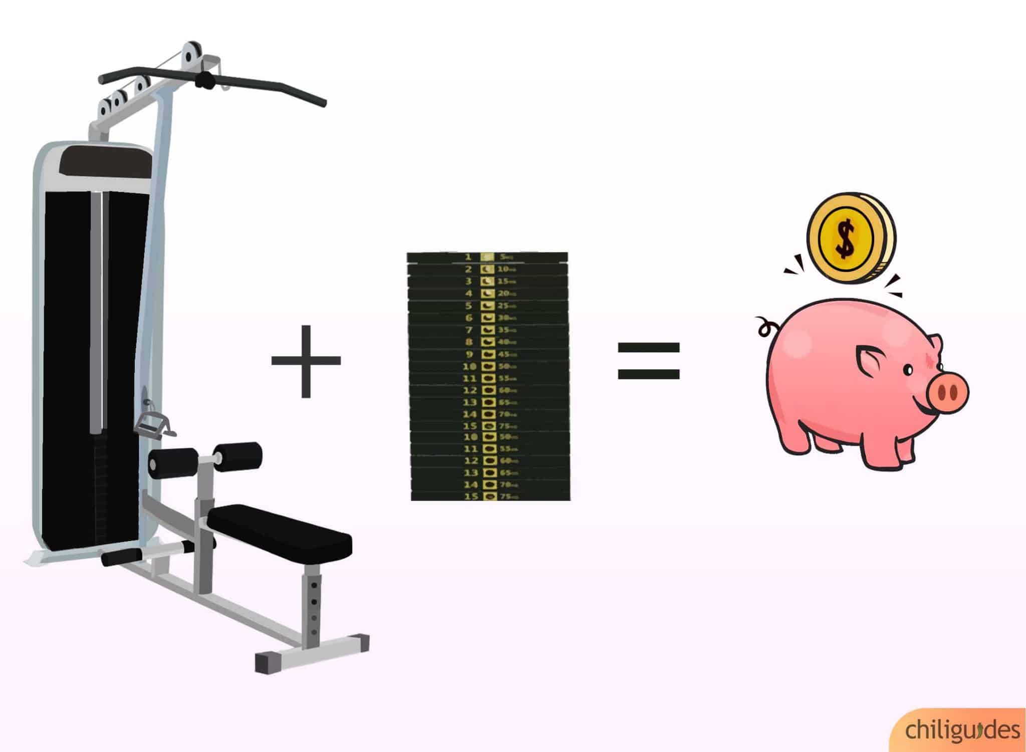 Buy your weight stack and lat pulldown from the same manufacturer.