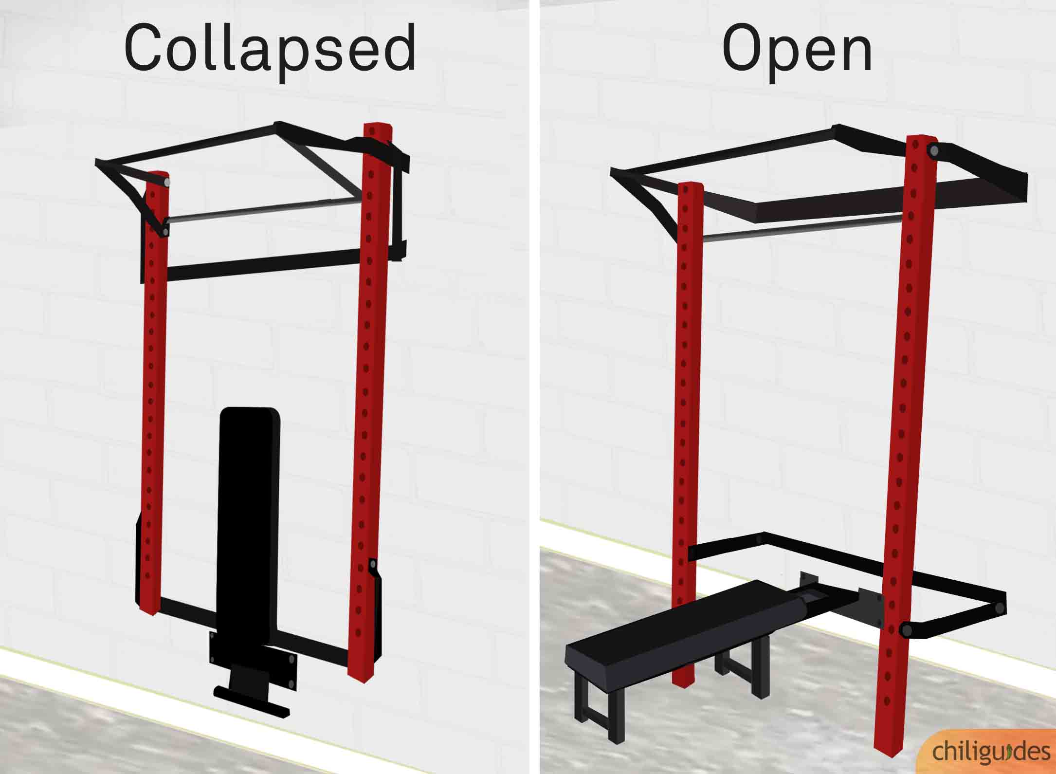 Get a collapsible rack if you’re short on space.