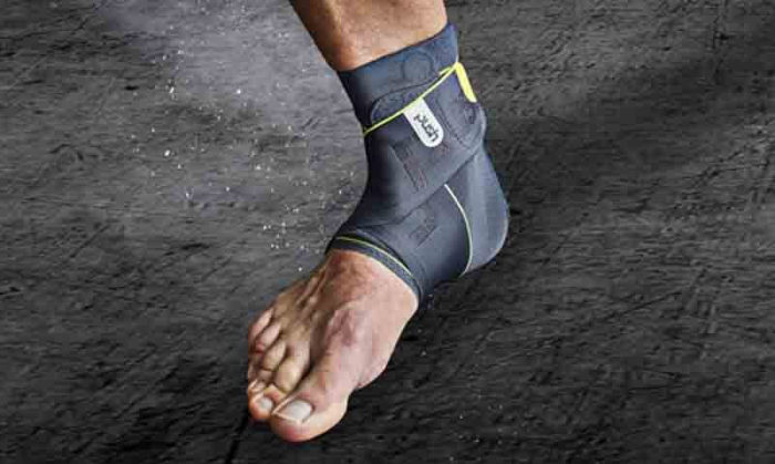 Ankle brace for injury prevention at gym