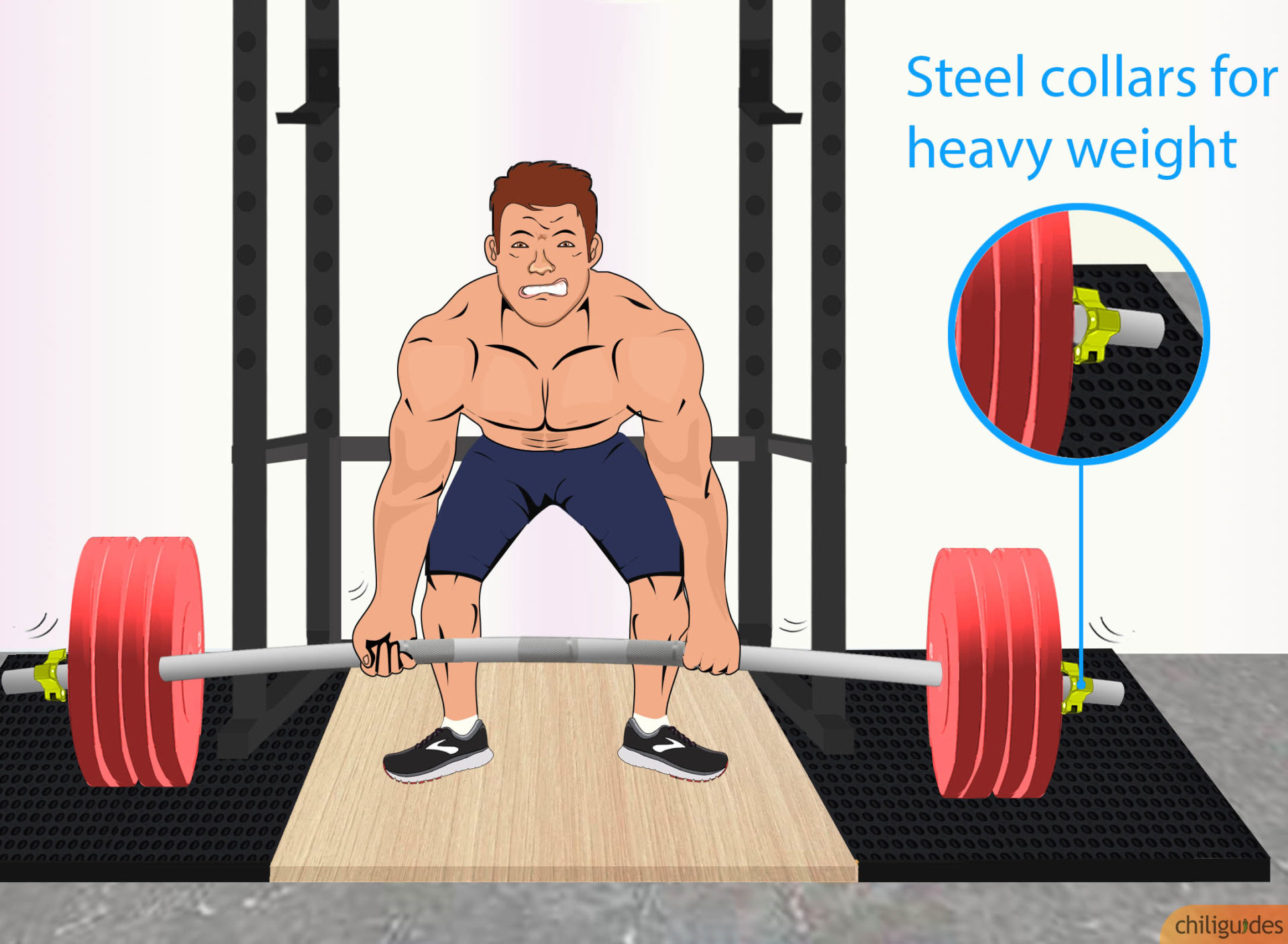 Choose aluminum for weights under 275lbs and steel for anything more.